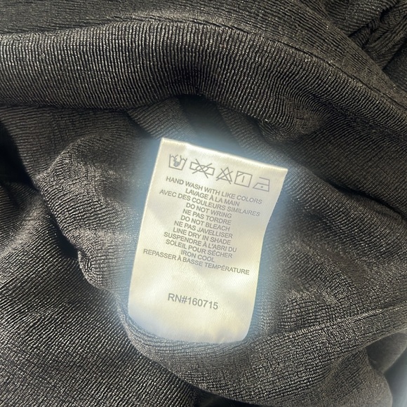 SOLD - NWT SER.O.YA Black Delta Midi Dress Bodycon Size Small Reg. $295 - Picture 13 of 13